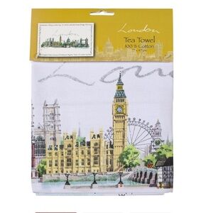 London Landmarks British Tea Towel - New in package.